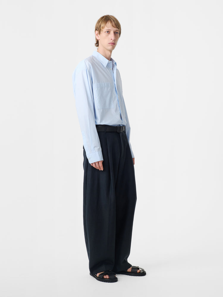 SALIN SHIRT IN SKY BLUE