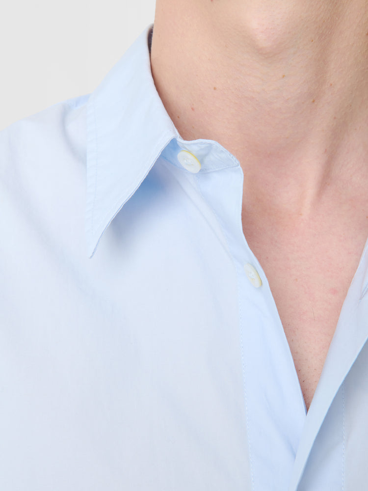 SALIN SHIRT IN SKY BLUE
