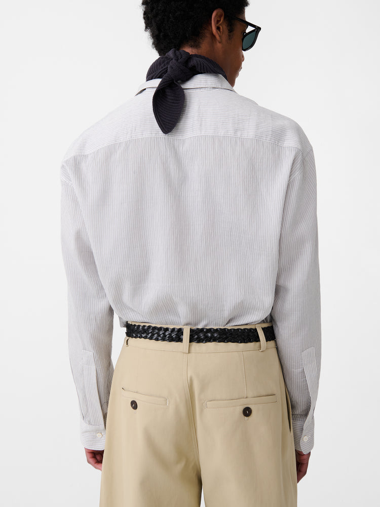 SALIN SHIRT CHALK STRIPE