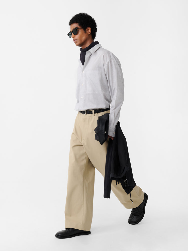 SALIN SHIRT CHALK STRIPE