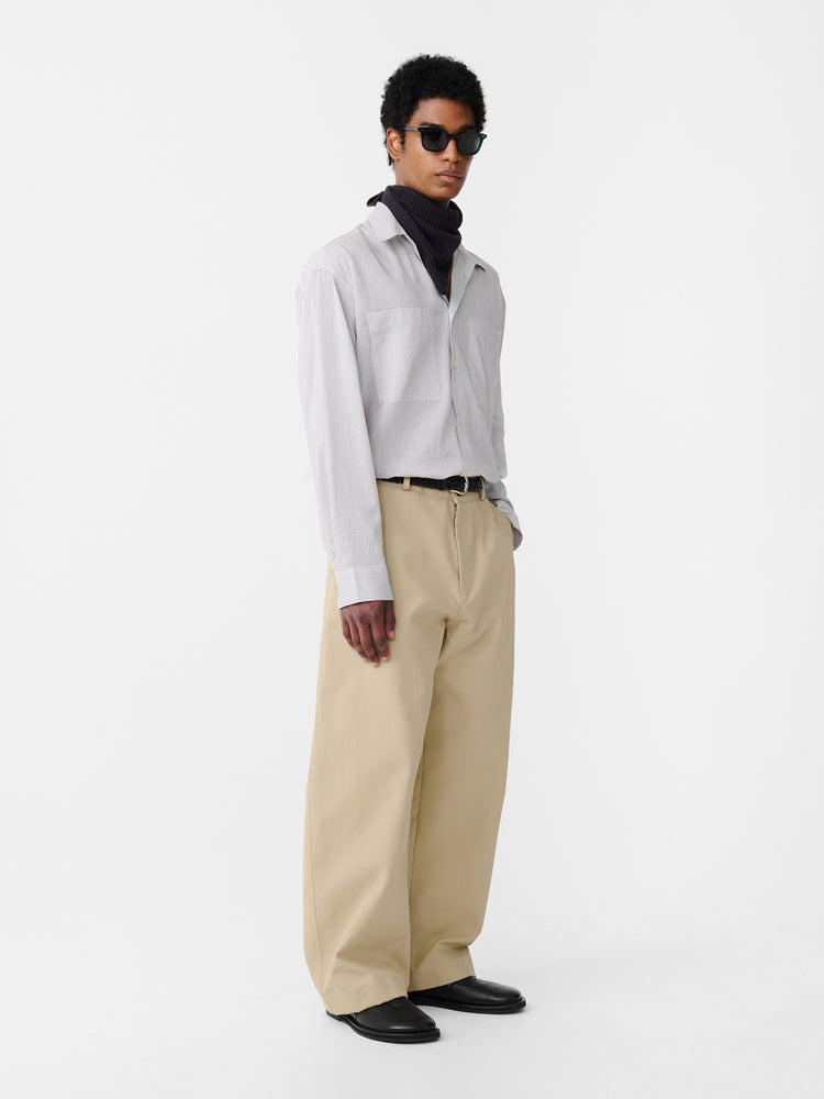 SALIN SHIRT CHALK STRIPE