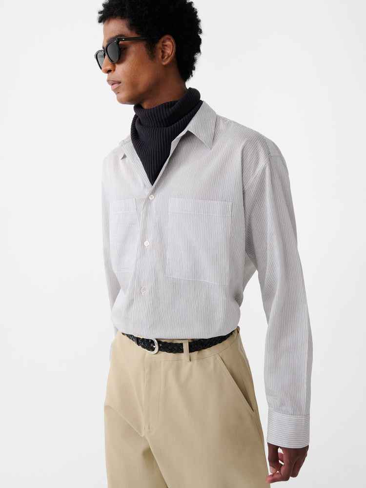 SALIN SHIRT CHALK STRIPE