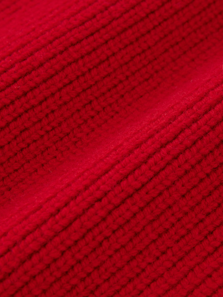 SANDOS KNIT IN CRIMSON