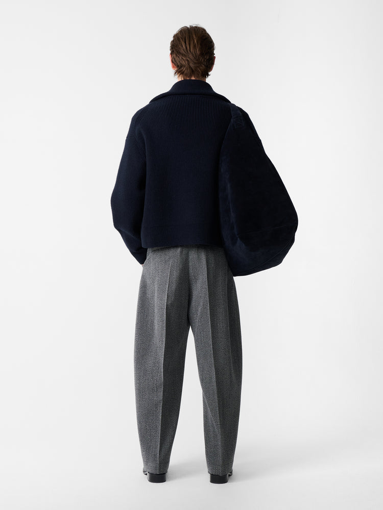 SANDOS KNIT IN DARKEST NAVY
