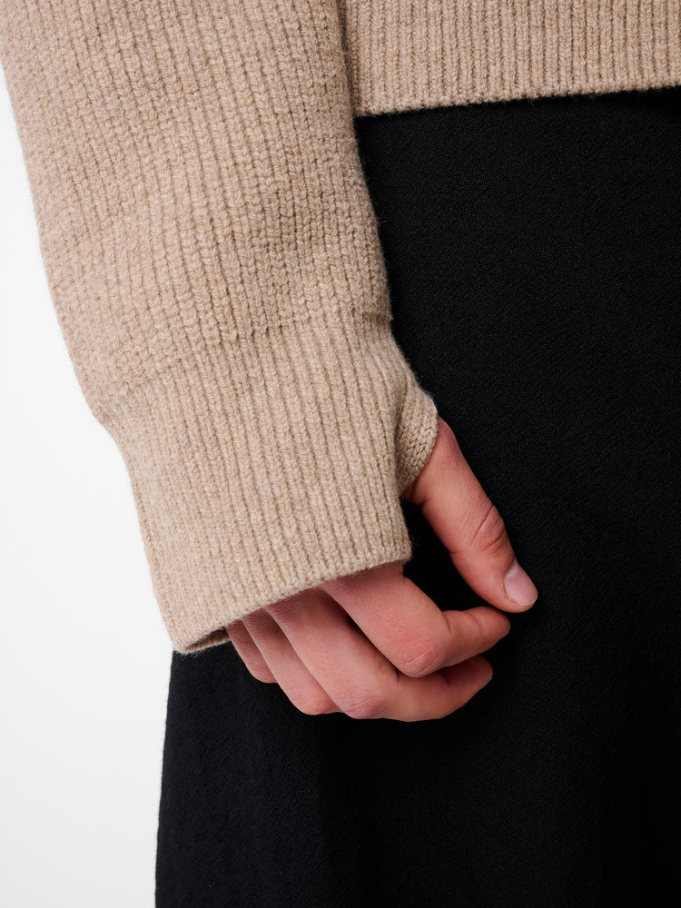 SANDOS KNIT IN OATMEAL