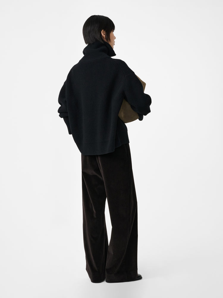 SANDOS KNIT IN BLACK