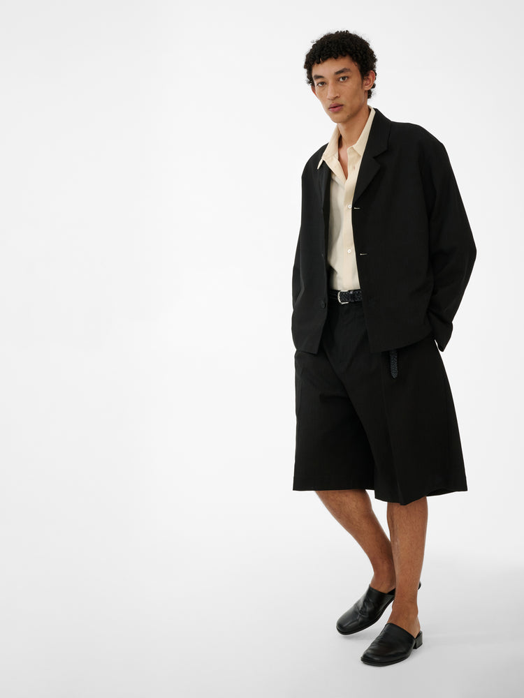 SANKO MATELASSE SHIRT IN ANTIQUE WHITE