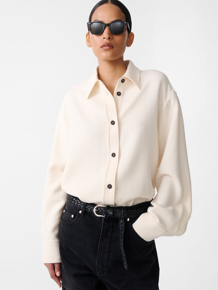 SANTINI SHIRT IN CHALK