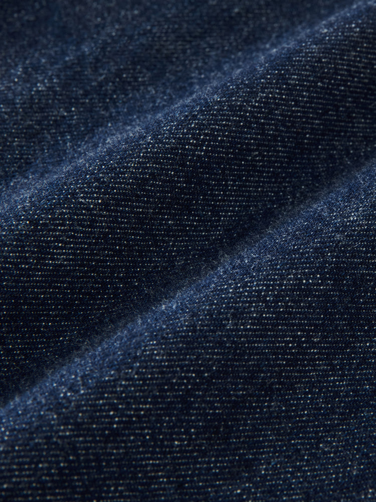 SEB CRINKLE DENIM PAN IN INDIGO WASH
