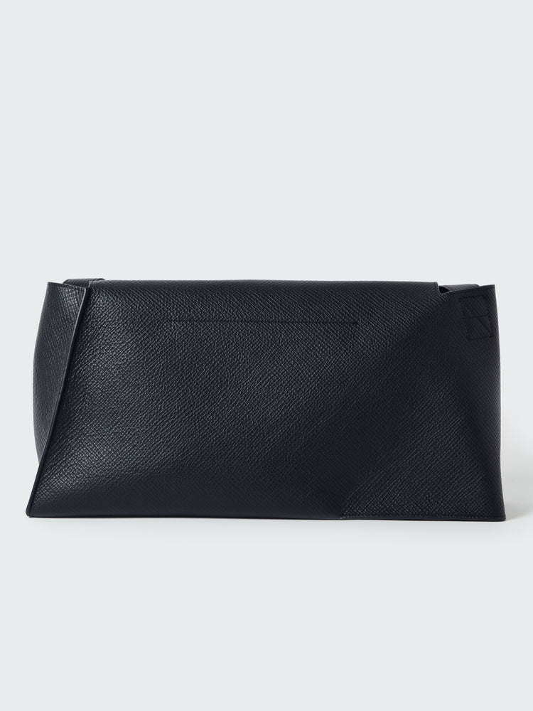 【EXCLUSIVE】SHIBORU LEATHER BAG IN DARKEST NAVY