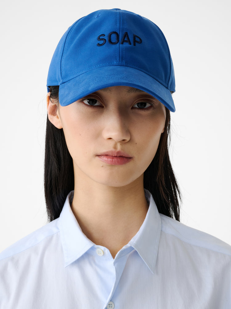 SN × PERFUMER H SOAP PEACH COTTON CAP IN BLUE LOLITE