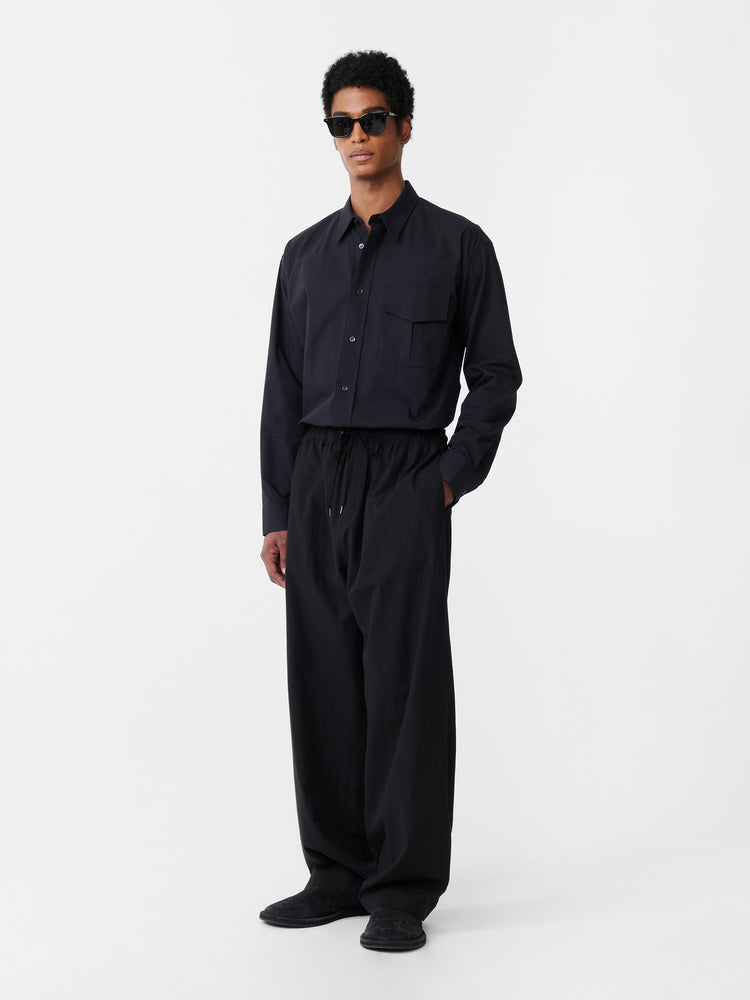 SOLST SHIRT IN DARKEST NAVY