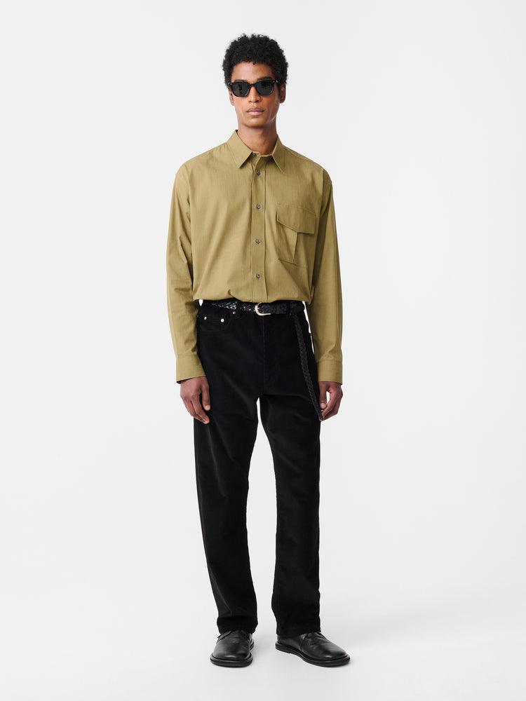 SOLST SHIRT IN MILITARY GREEN