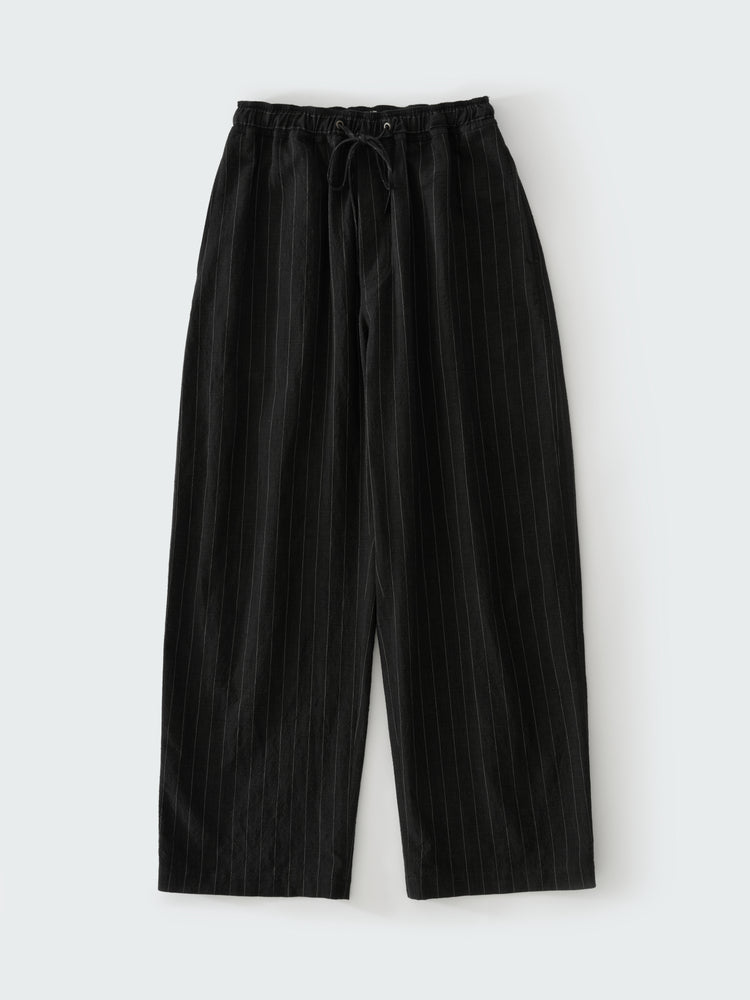 SONNY PINSTRIPE PANT IN BLACK