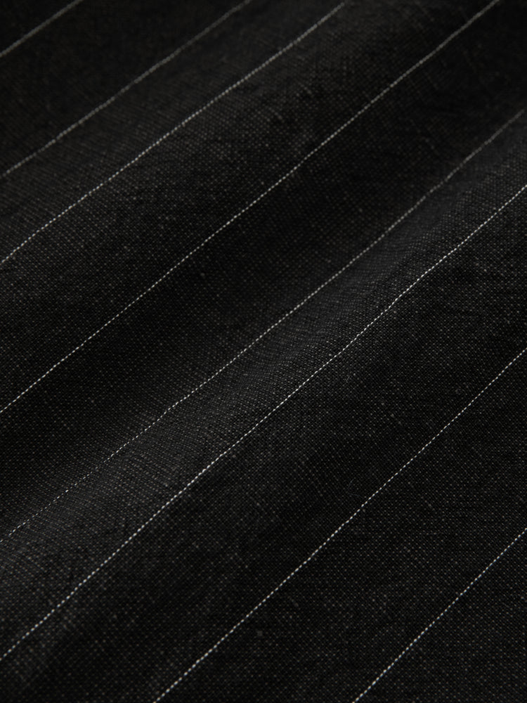 SONNY PINSTRIPE PANT IN BLACK