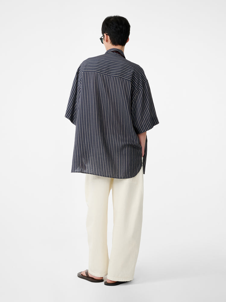 SORONO SHIRT IN INDIGO STRIPE