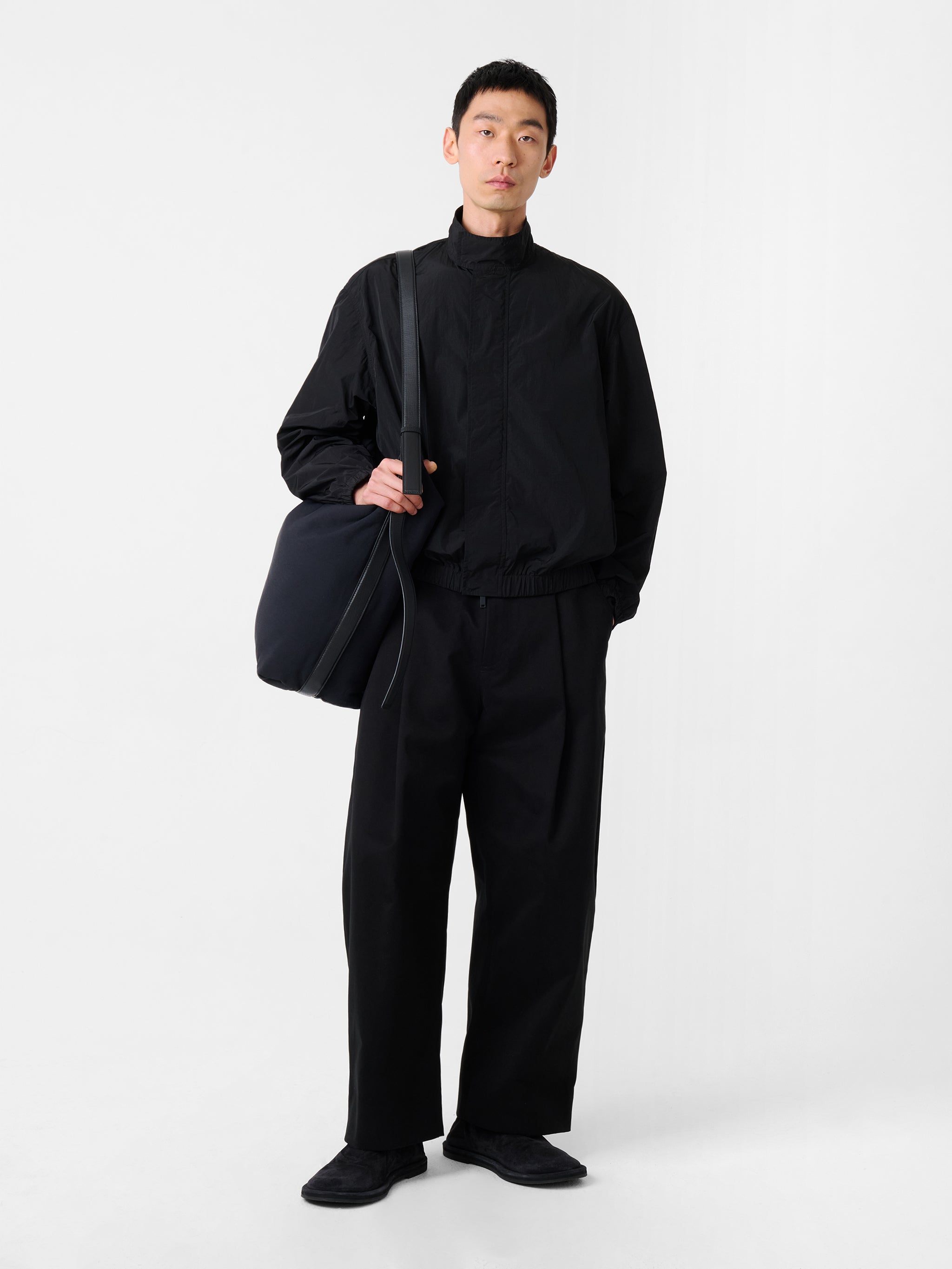 ジ*ン様 【STUDIO NICHOLSON】スタジオニコルソン SORTE ク SORTE PLEATED PANT IN BLACK
