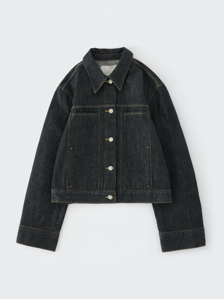 TAHOE ITALIAN DENIM JACKET IN BLACK
