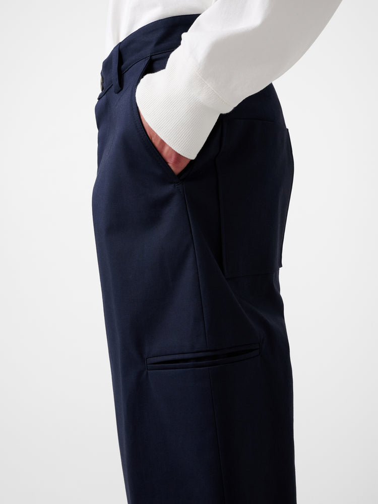 SN × MACKINTOSH TAY PANT IN NAVY