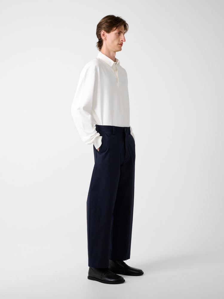SN × MACKINTOSH TAY PANT IN NAVY