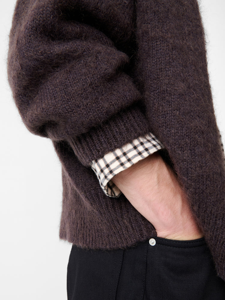 TREY KNIT IN ESPRESSO