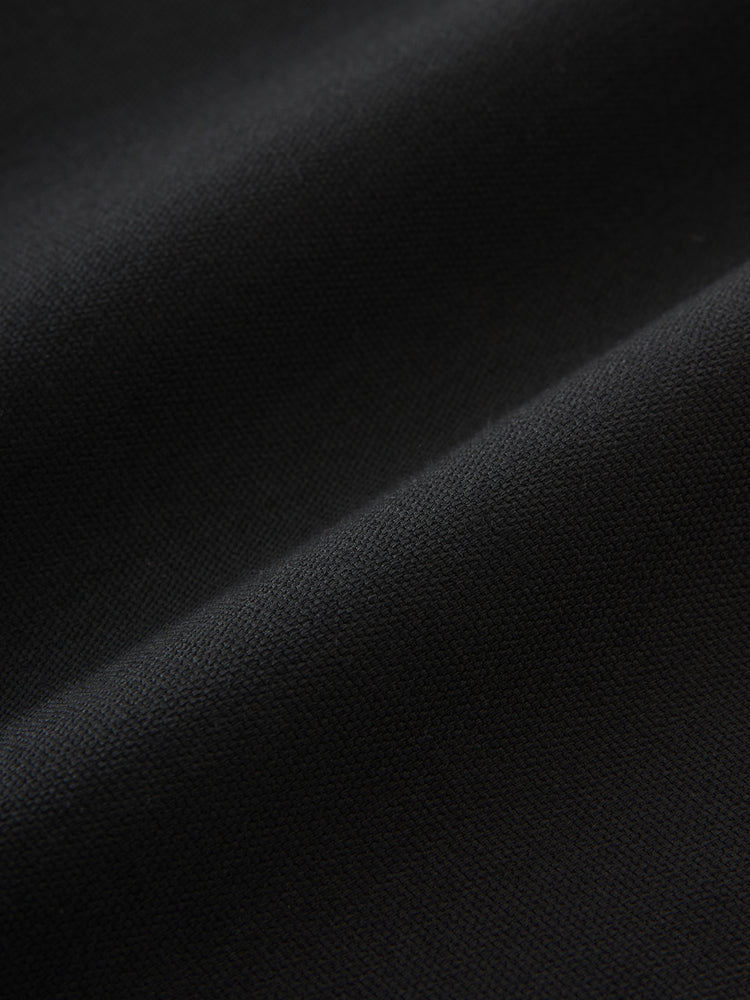 TUCK PANT IN BLACK