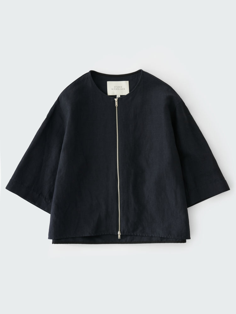 TUTTLE SHIRT IN DARKEST NAVY