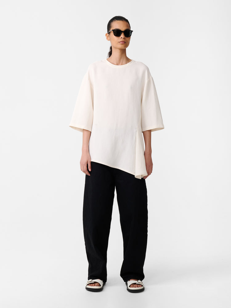 VICHY TOP IN CHALK