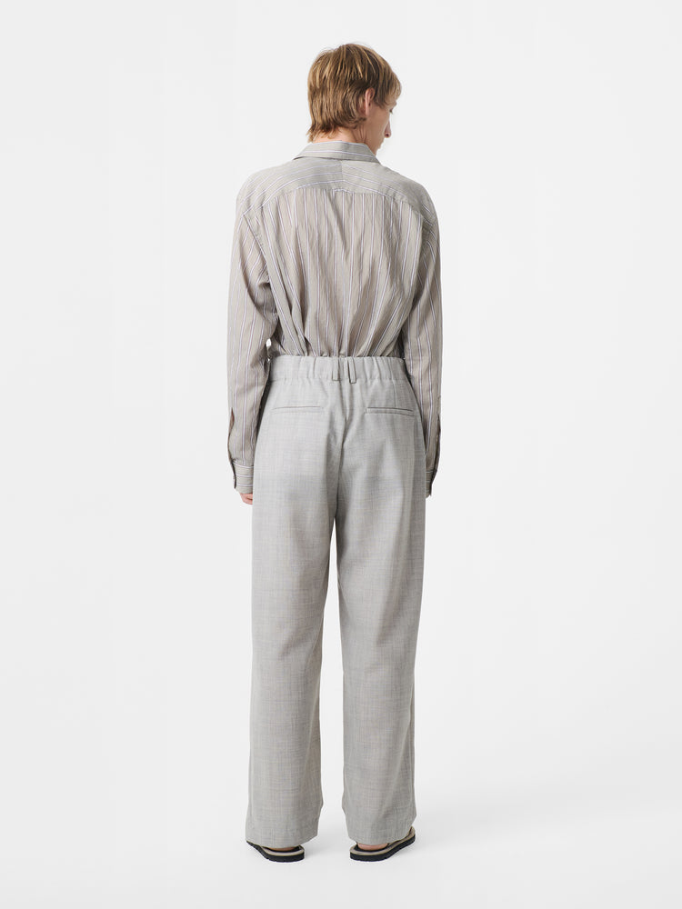 VIEW SHIRT IN PUTTY STRIPE