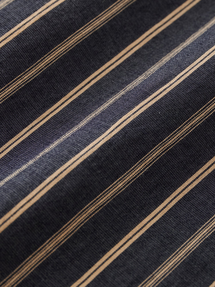 VIEW SHIRT IN INDIGO STRIPE