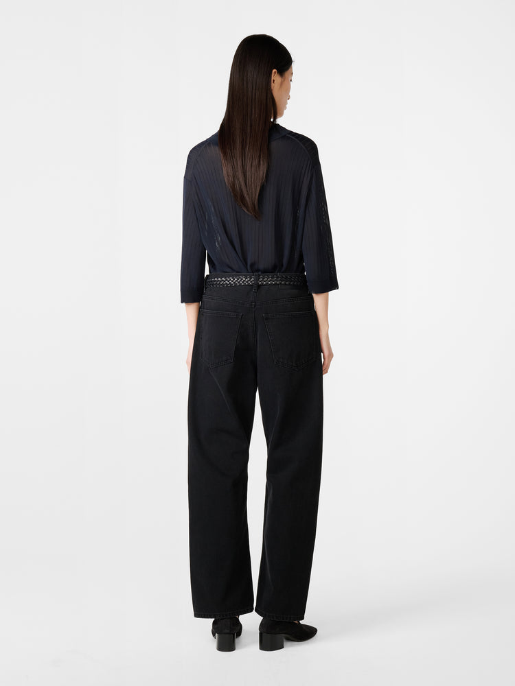 DENJO DENIM PANT IN WASHED BLACK