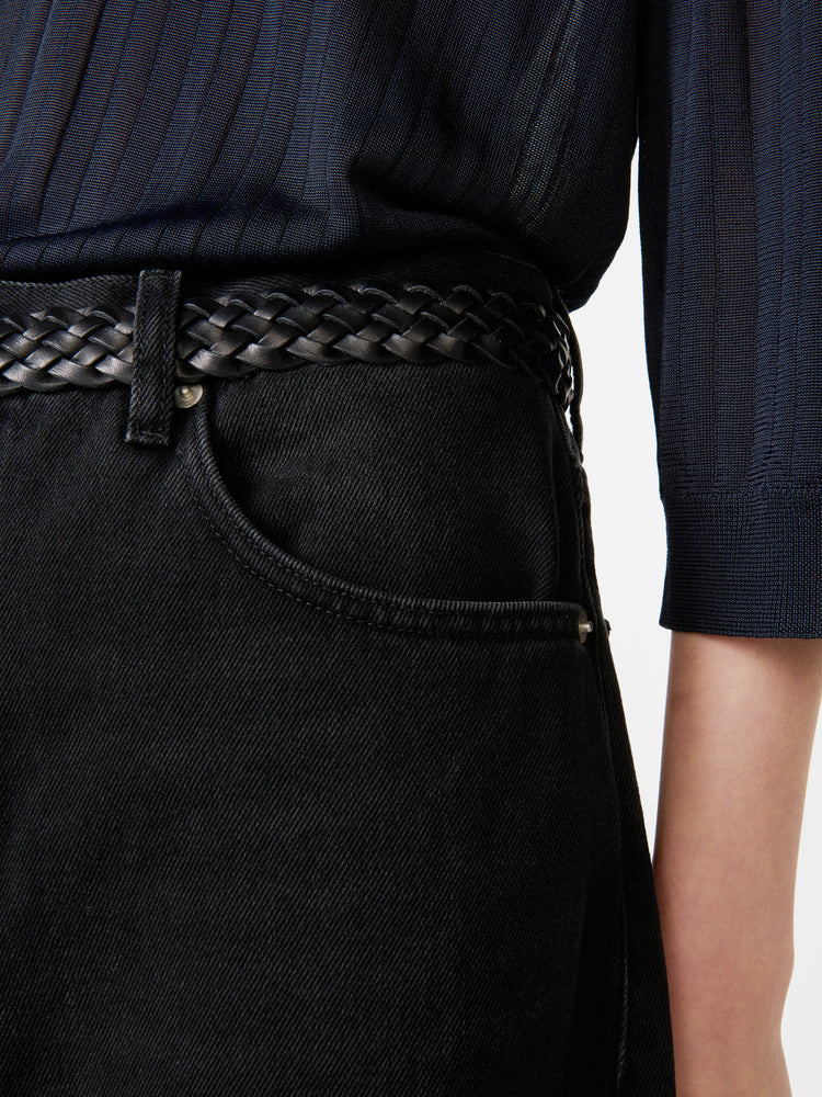 DENJO DENIM PANT IN WASHED BLACK