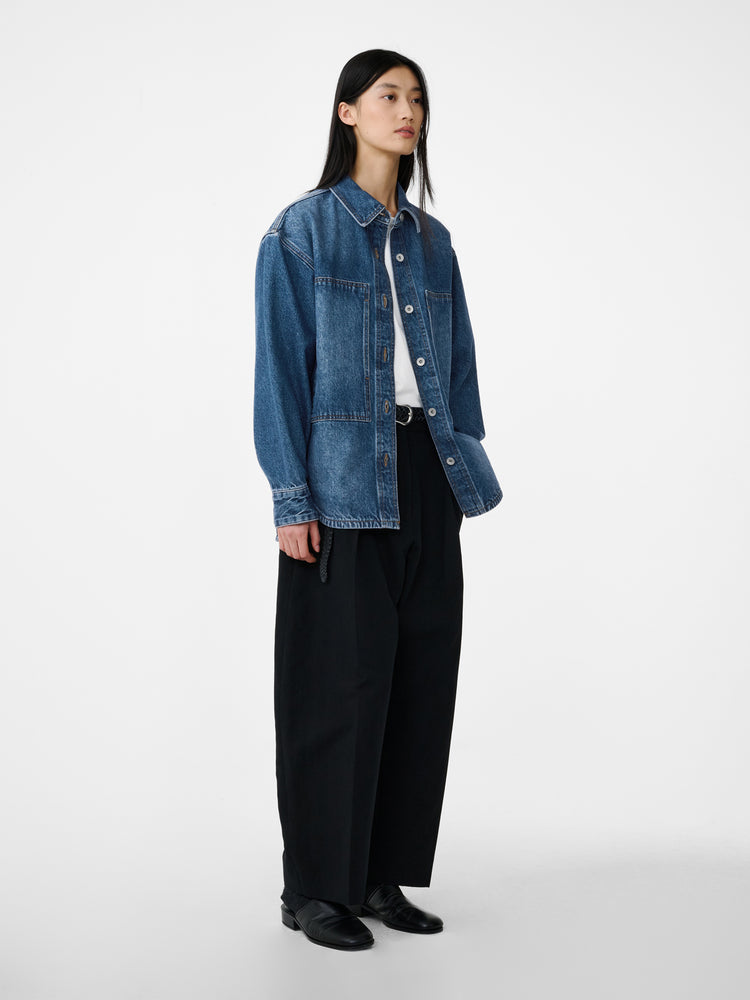 PASO SHIRT IN WORN WASH INDIGO