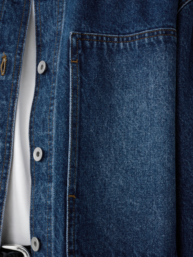 PASO SHIRT IN WORN WASH INDIGO