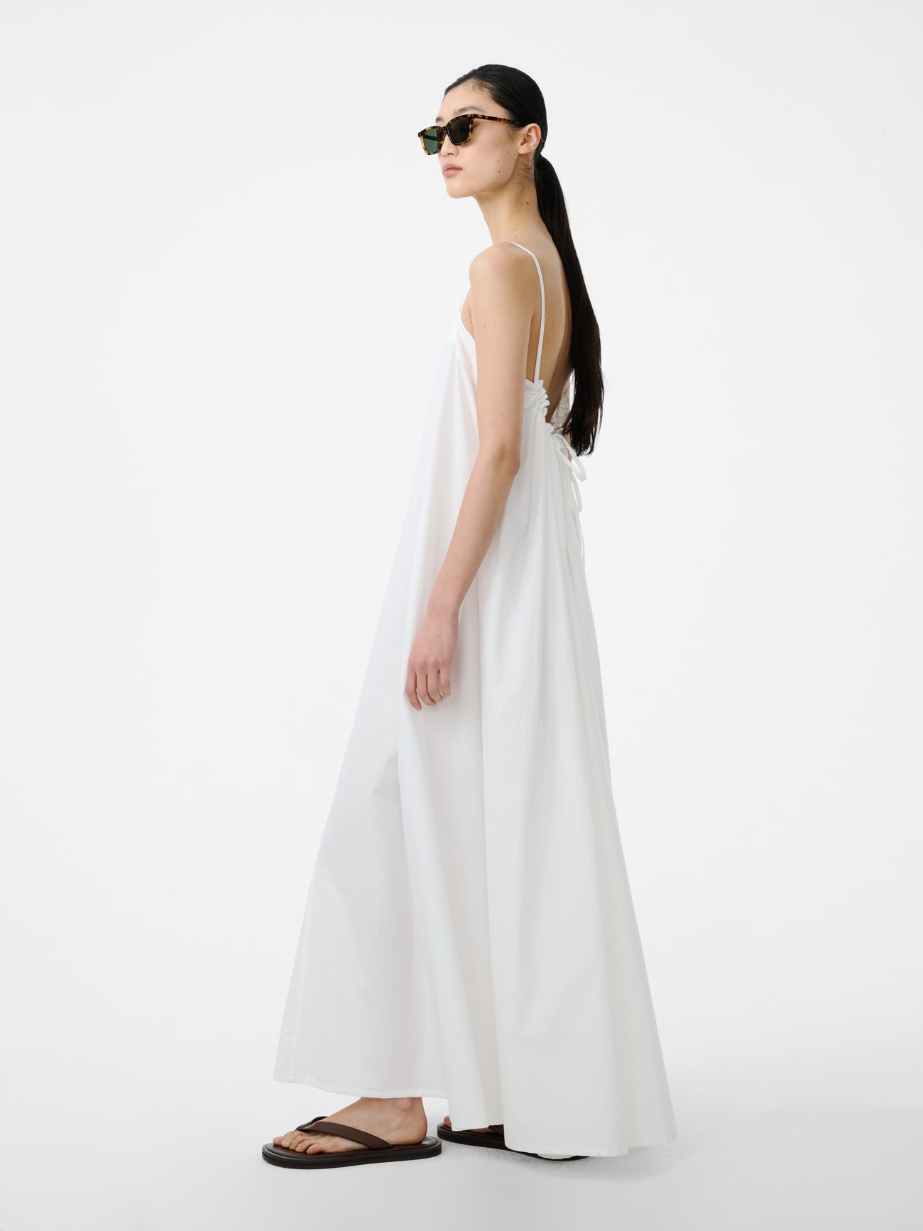 ACHILLE DRESS IN OPTIC WHITE