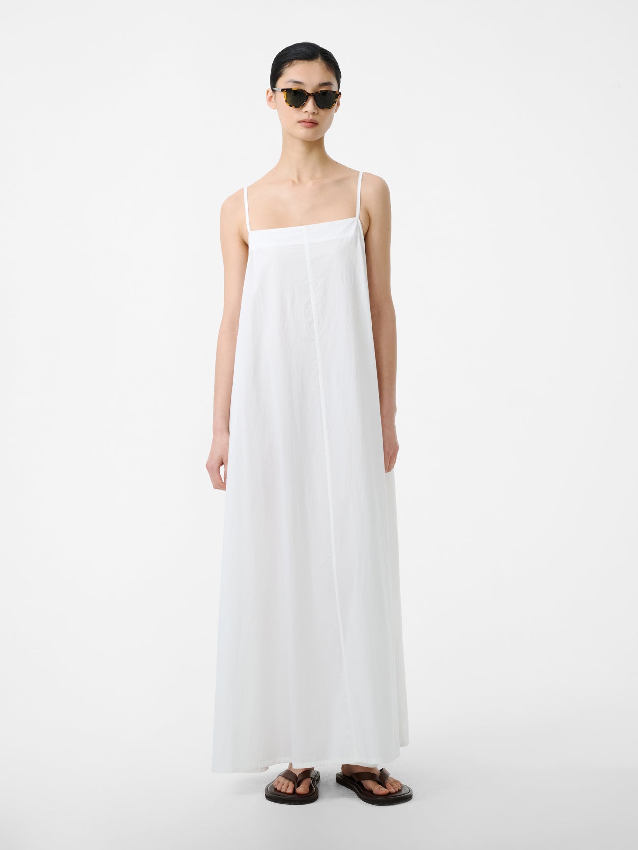 ACHILLE DRESS IN OPTIC WHITE