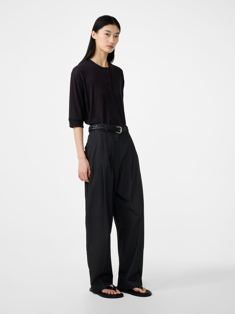 ACUNA VISCOSE PANT IN COAL