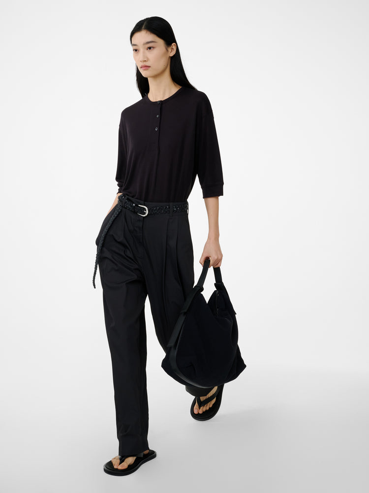 ACUNA VISCOSE PANT IN COAL