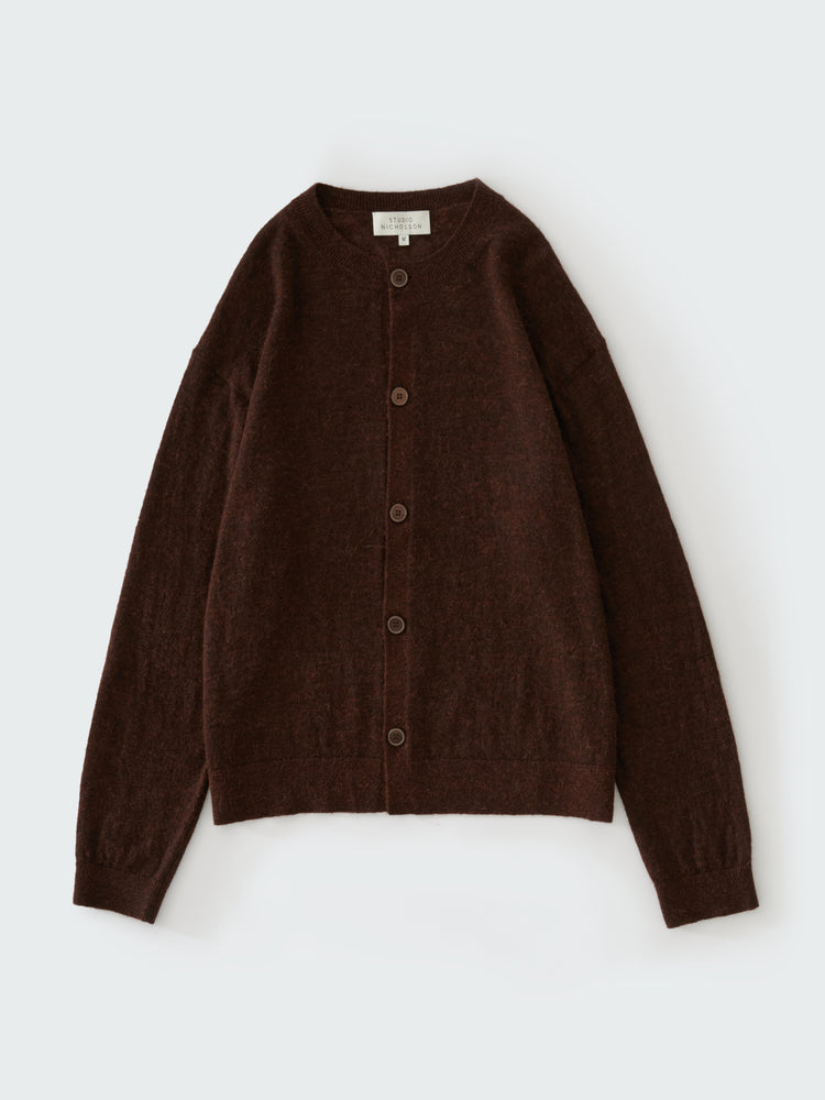 ANDRES CARDIGAN IN CHESTNUT