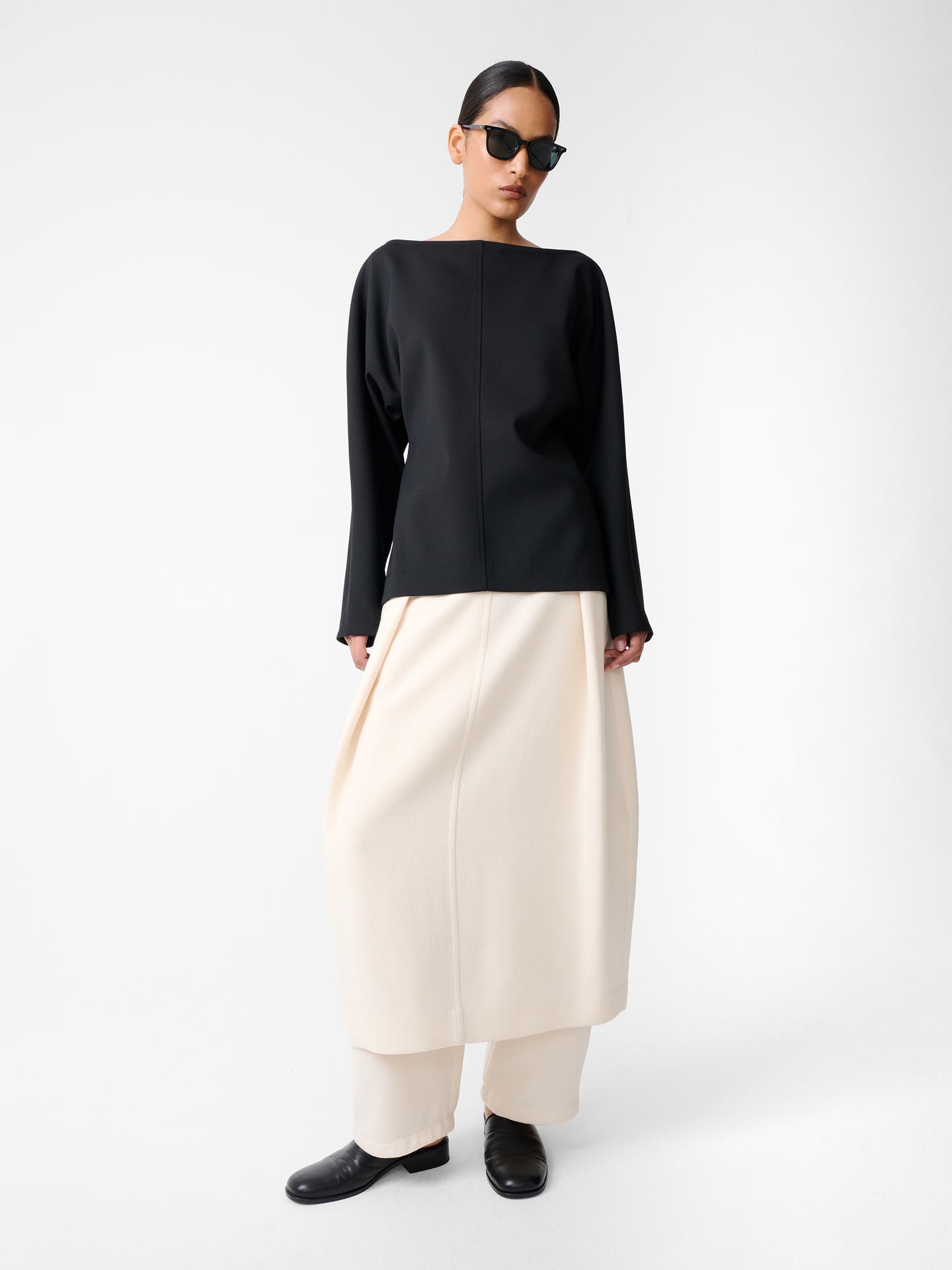 ARU SKIRT IN CHALK