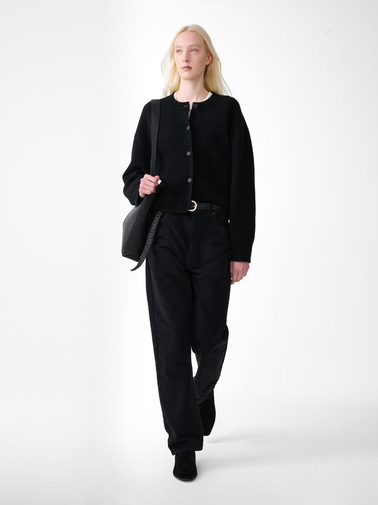 ARVINE CARDIGAN KNIT IN BLACK