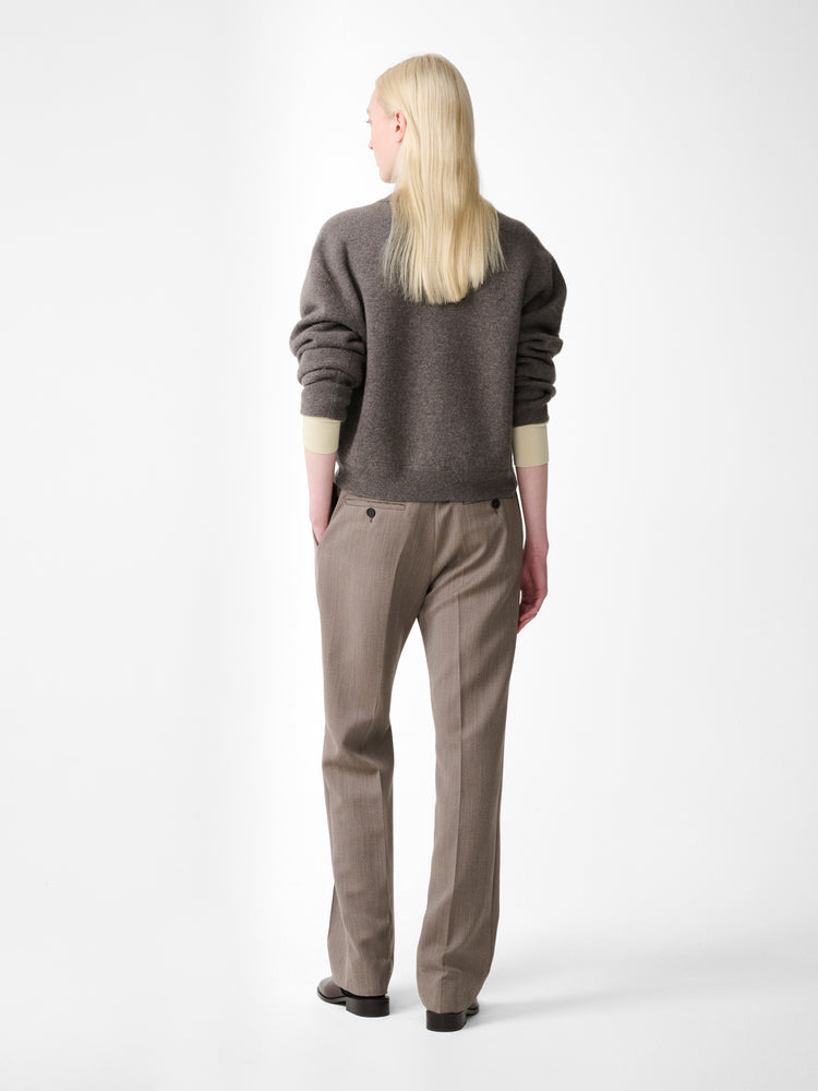 ARVINE CARDIGAN KNIT IN MOUSE