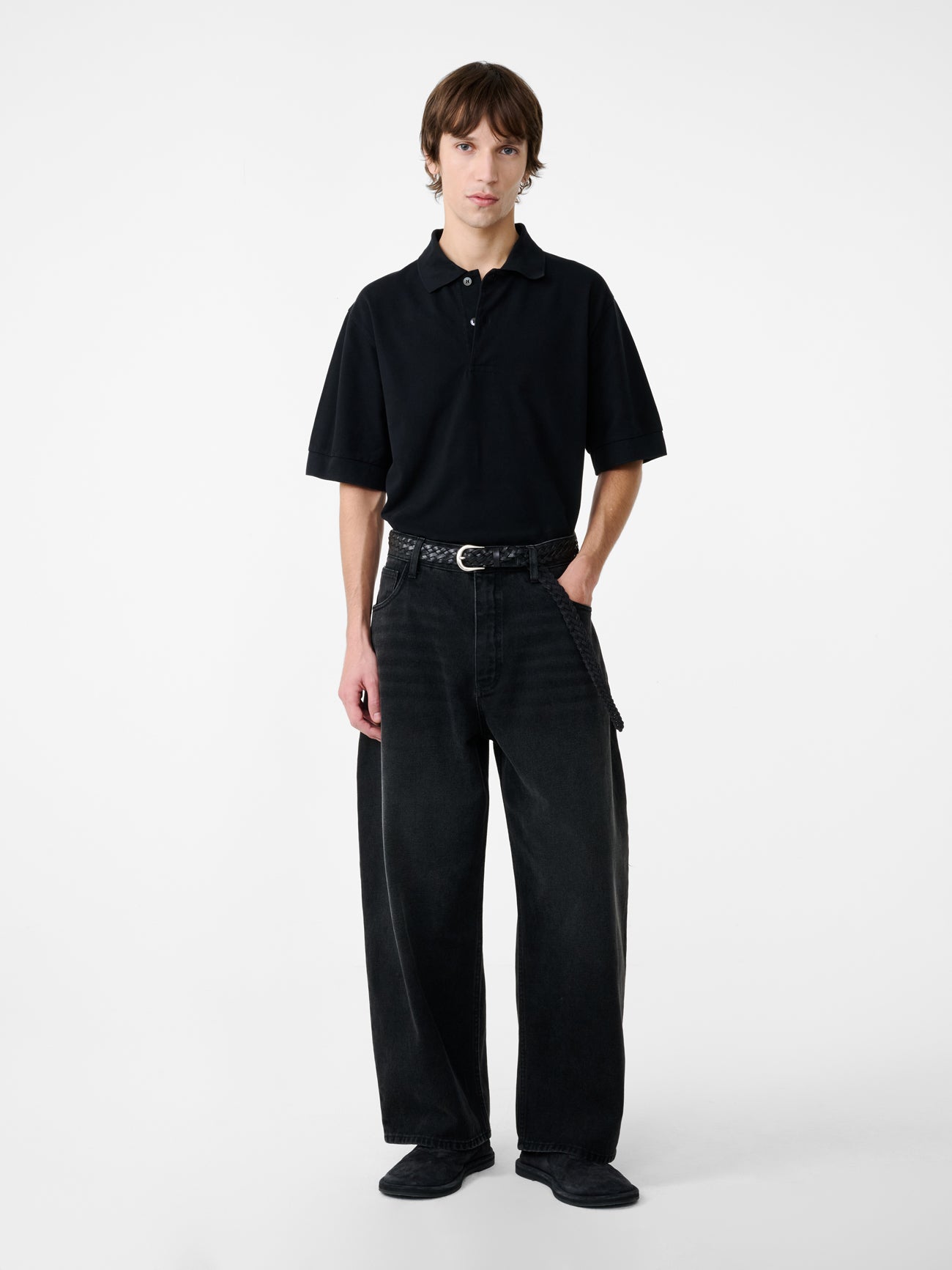 BALATON JERSEY IN WASHED BLACK