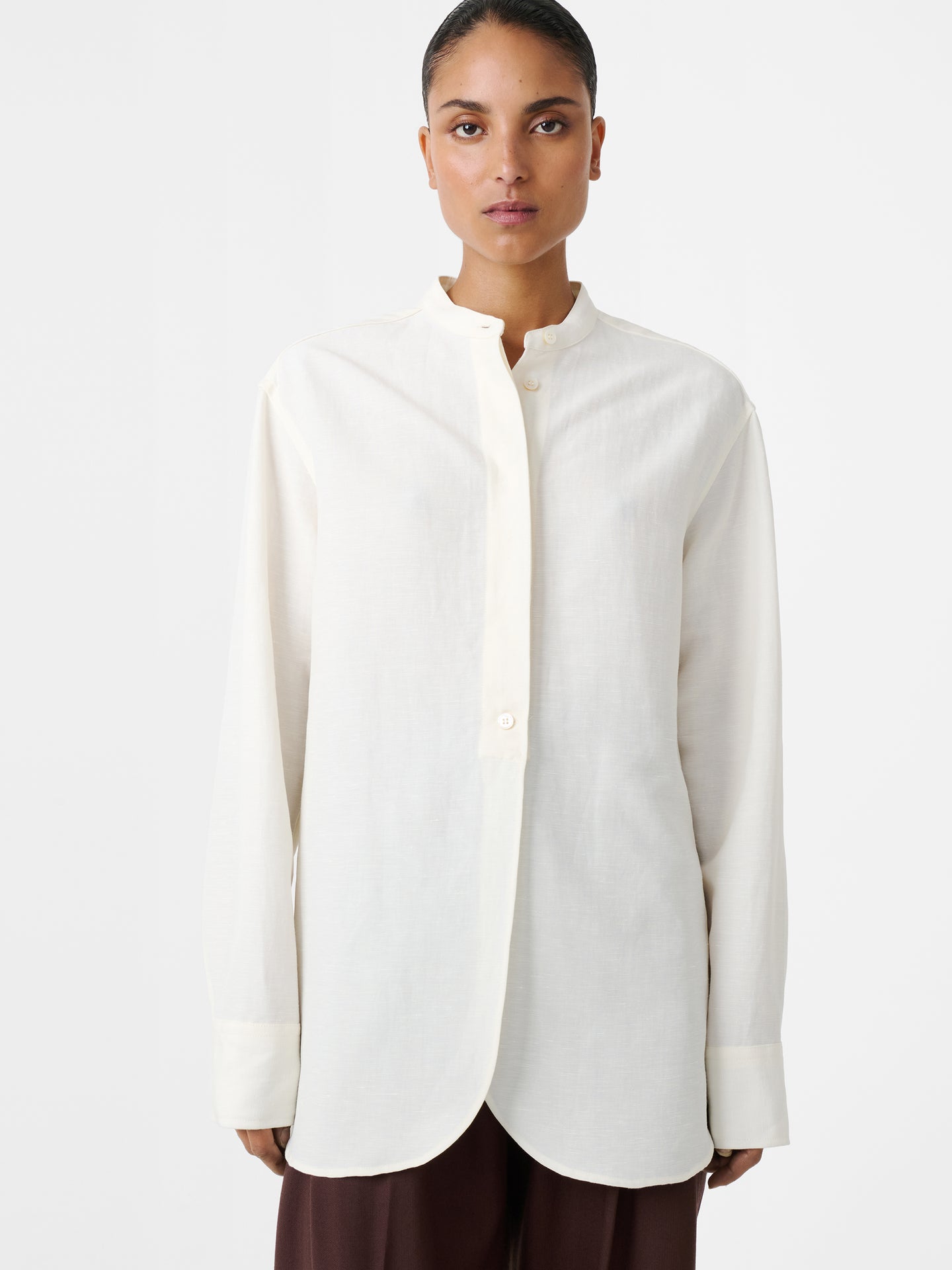 BEAM SHIRT IN PARCHMENT