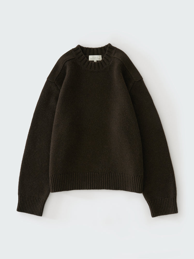 BEREZ KNIT IN ESPRESSO BROWN