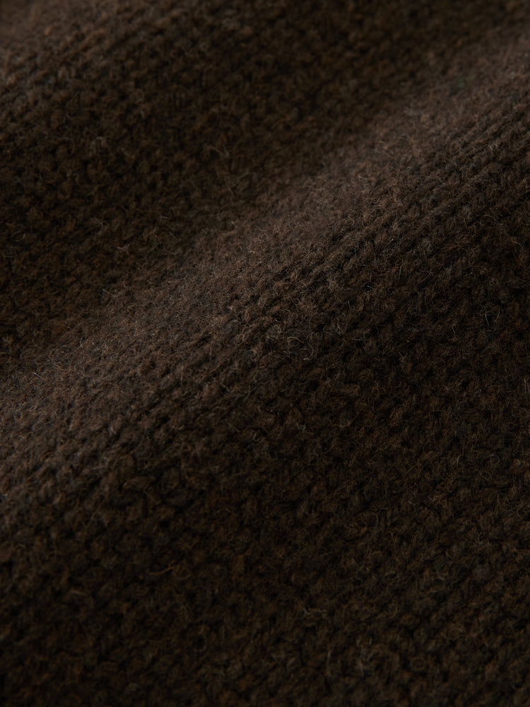 BEREZ KNIT IN ESPRESSO BROWN