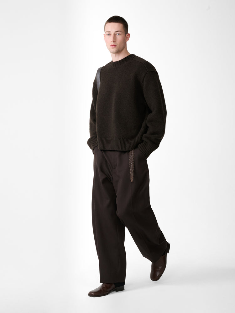BEREZ KNIT IN ESPRESSO BROWN