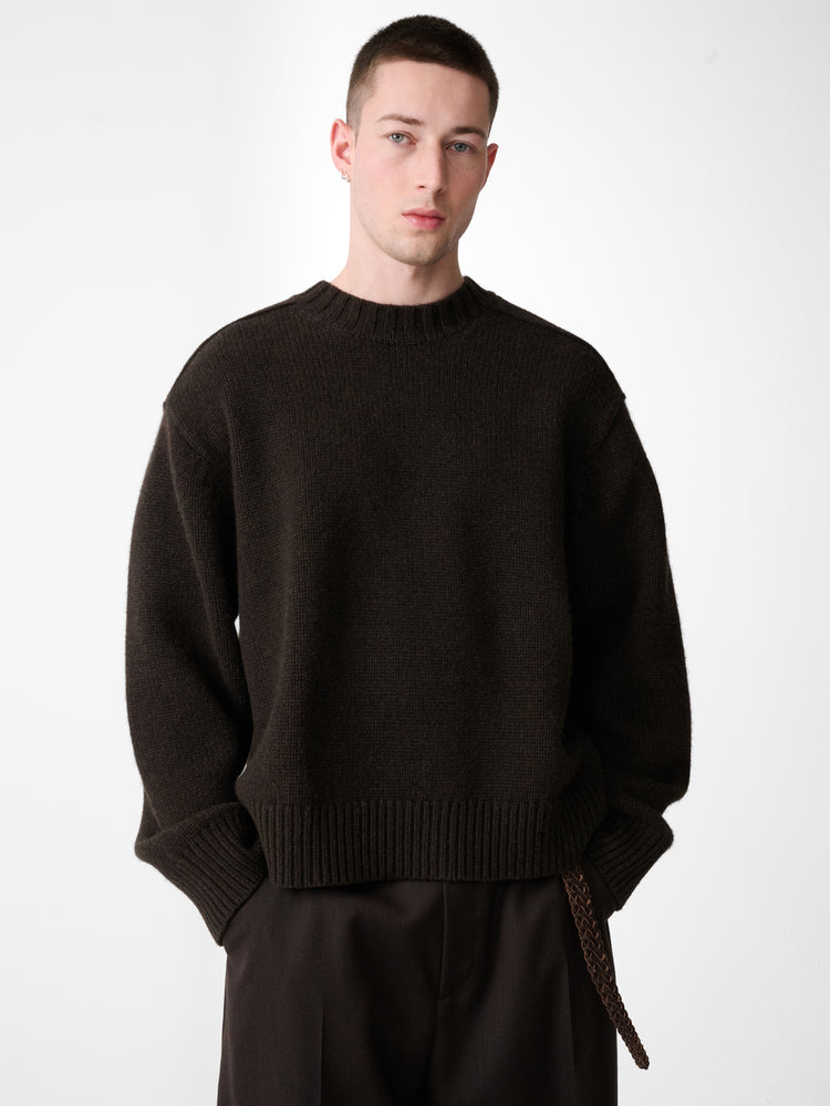 BEREZ KNIT IN ESPRESSO BROWN
