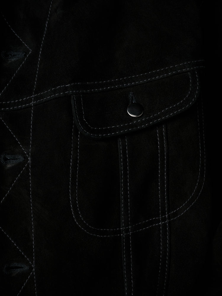 SN X AARON LEVINE BOSTON JACKET IN BLACK