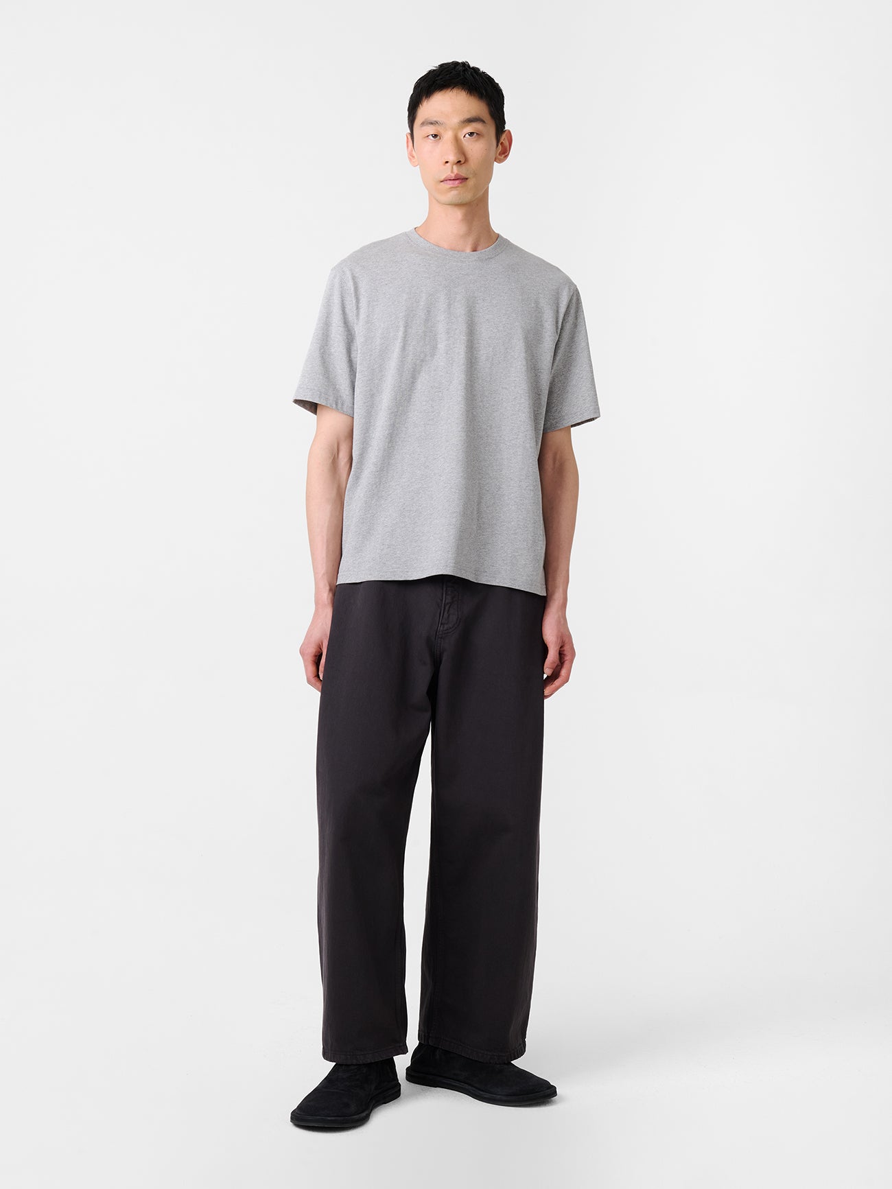 BRIC T-SHIRT IN GREY MARL